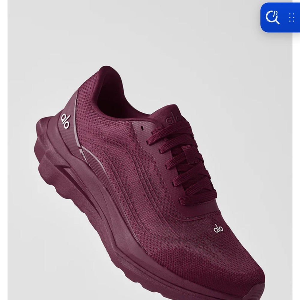 ALO Yoga Women's Deep Burgundy Sneakers